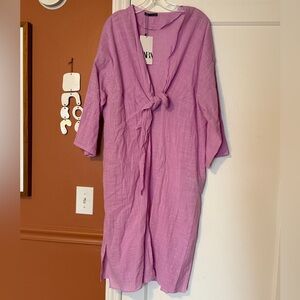 NWT Zara Cotton Duster